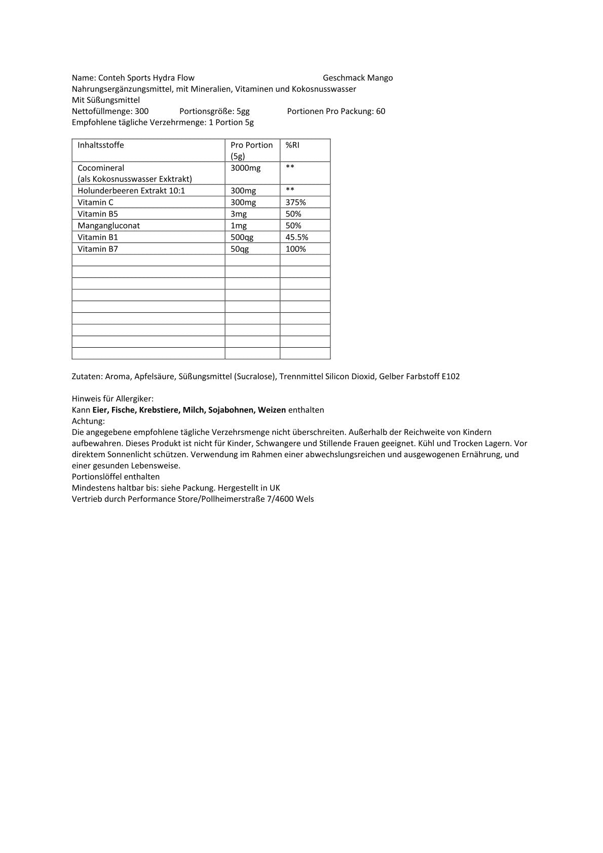 Conteh Sports - Hydra Flow