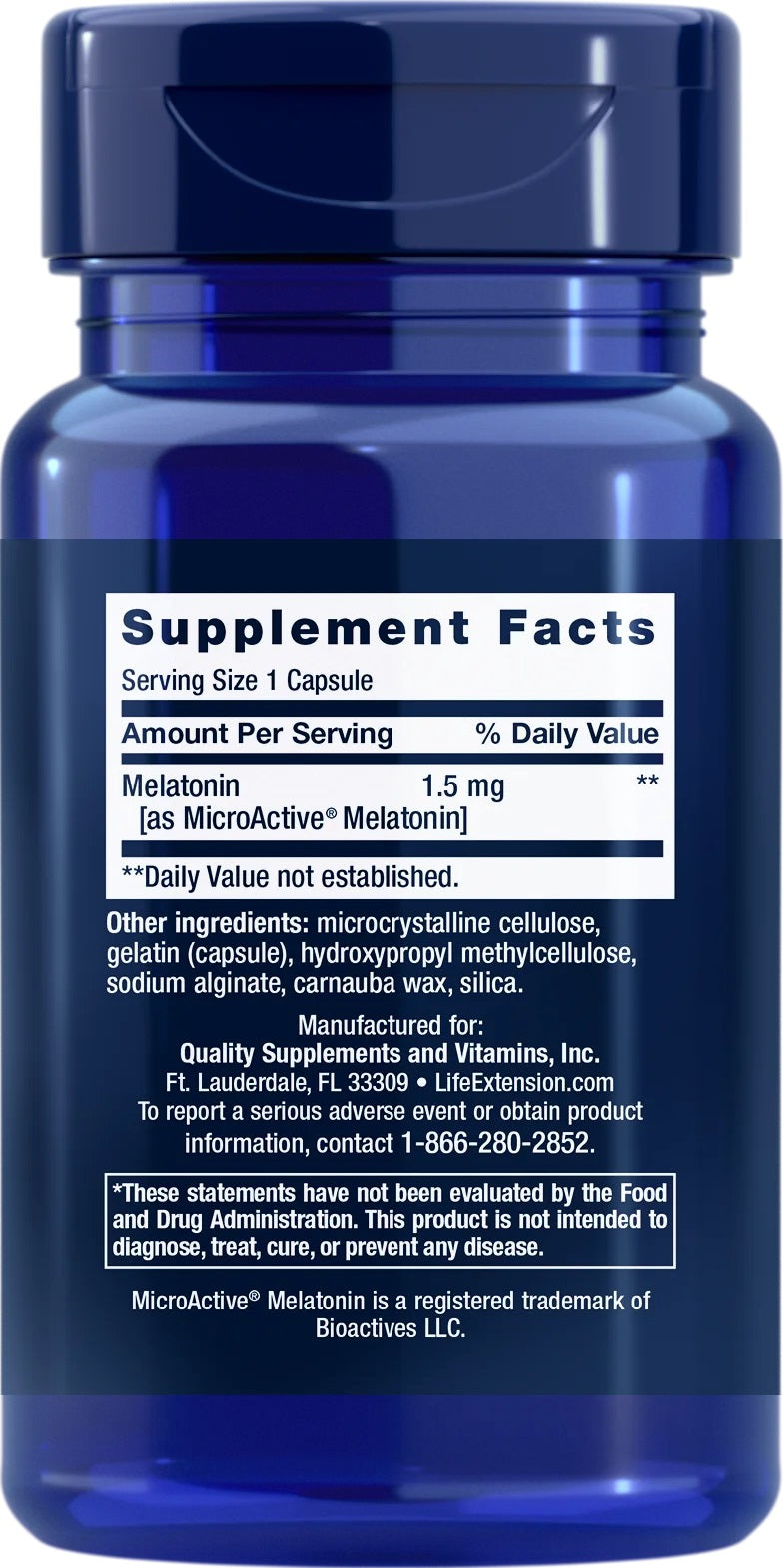 Life Extension - Melatonin IR/XR