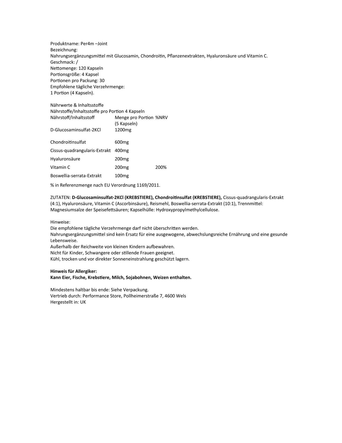 Per4m - Joint Capsules