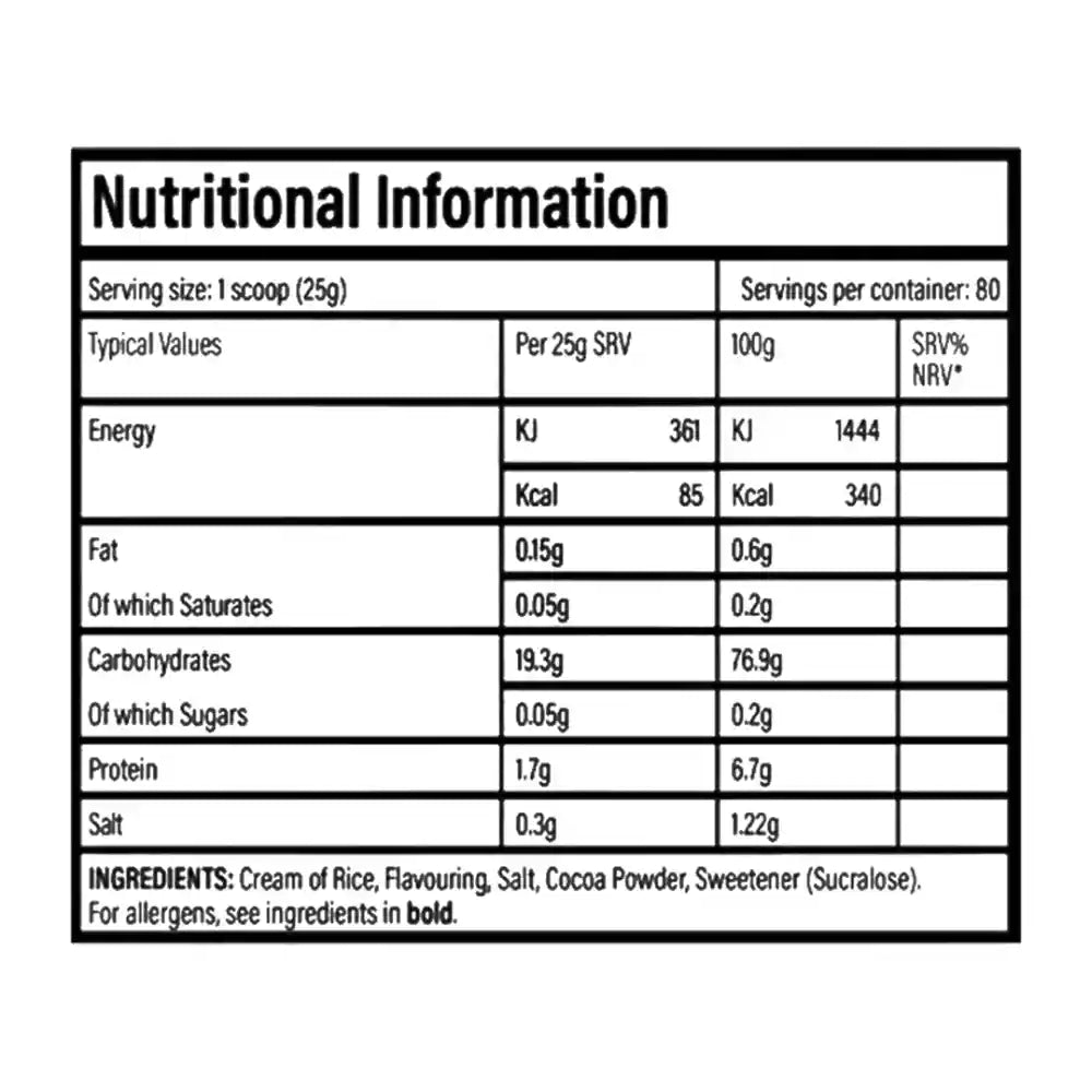 Trained by JP Nutrition - Cream of Rice 2kg