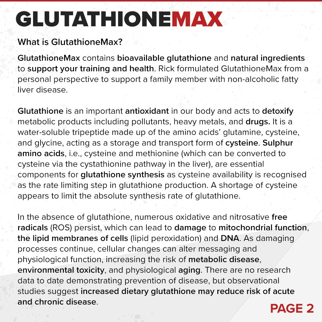 Strom Sports - GlutathioneMax