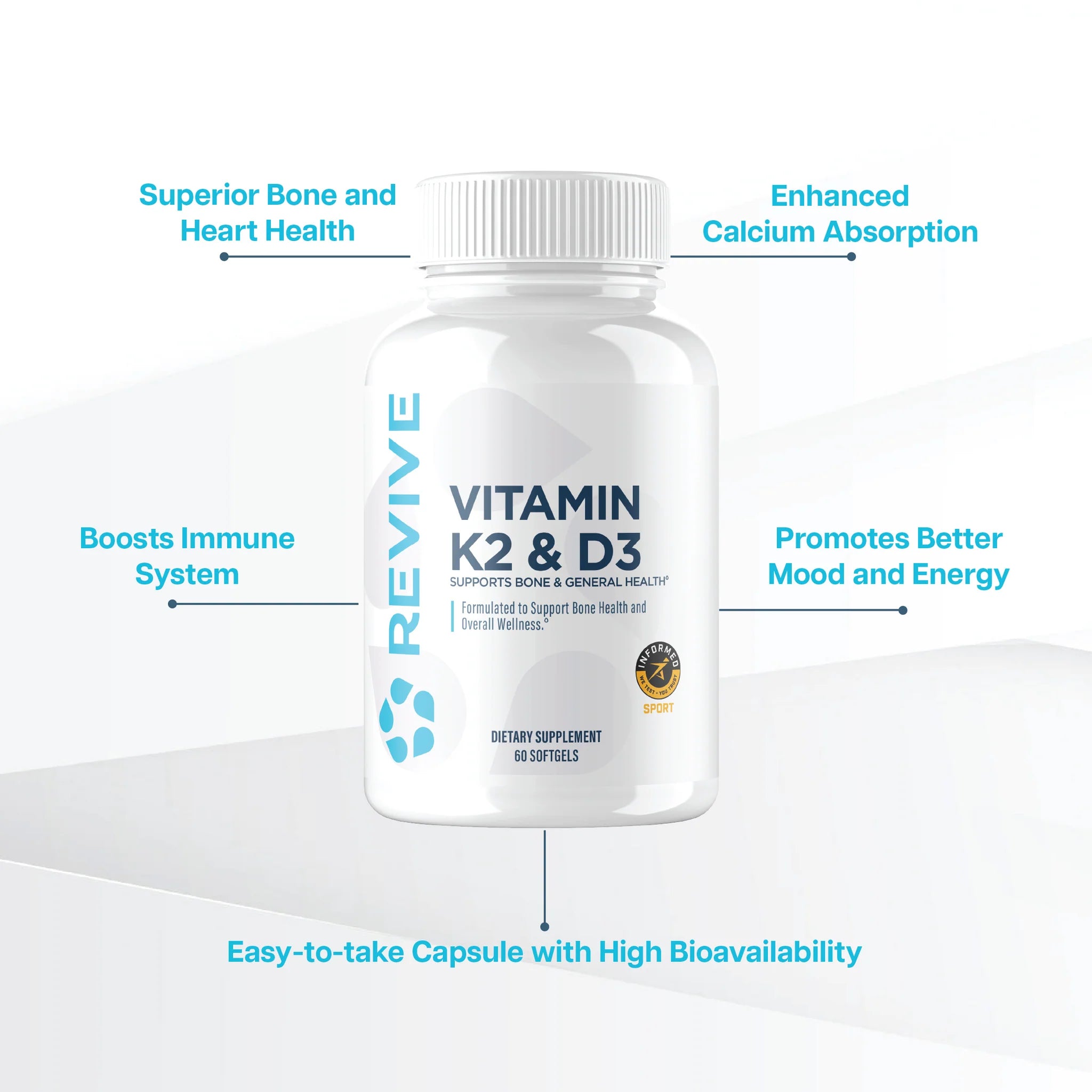 Revive MD - Vitamin K2 & D3 (5000IU)