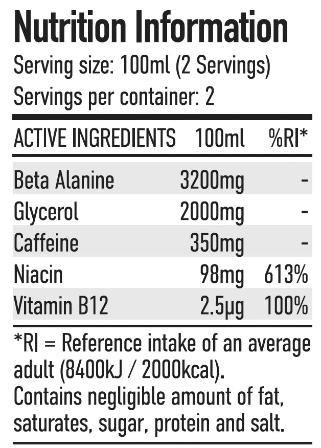 Per4m - Energy Pre-Workout Shots Single Serv