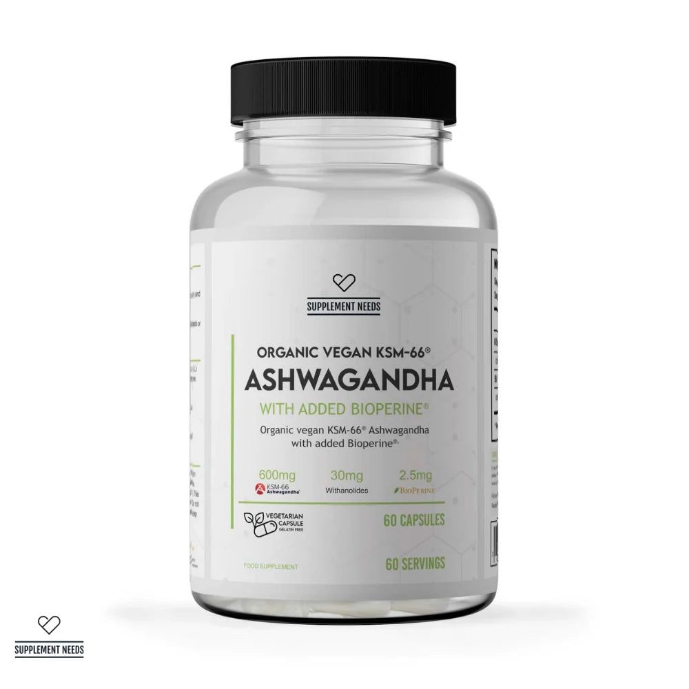 Supplement Needs - KSM-66 Ashwagandha Organic Vegan